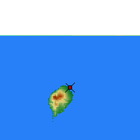 Nearby Forecast Locations - Santo Tomé y Príncipe - Mapa