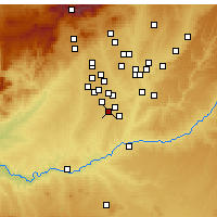 Nearby Forecast Locations - Parla - Mapa