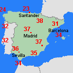 Pronóstico lun, 23-06 España